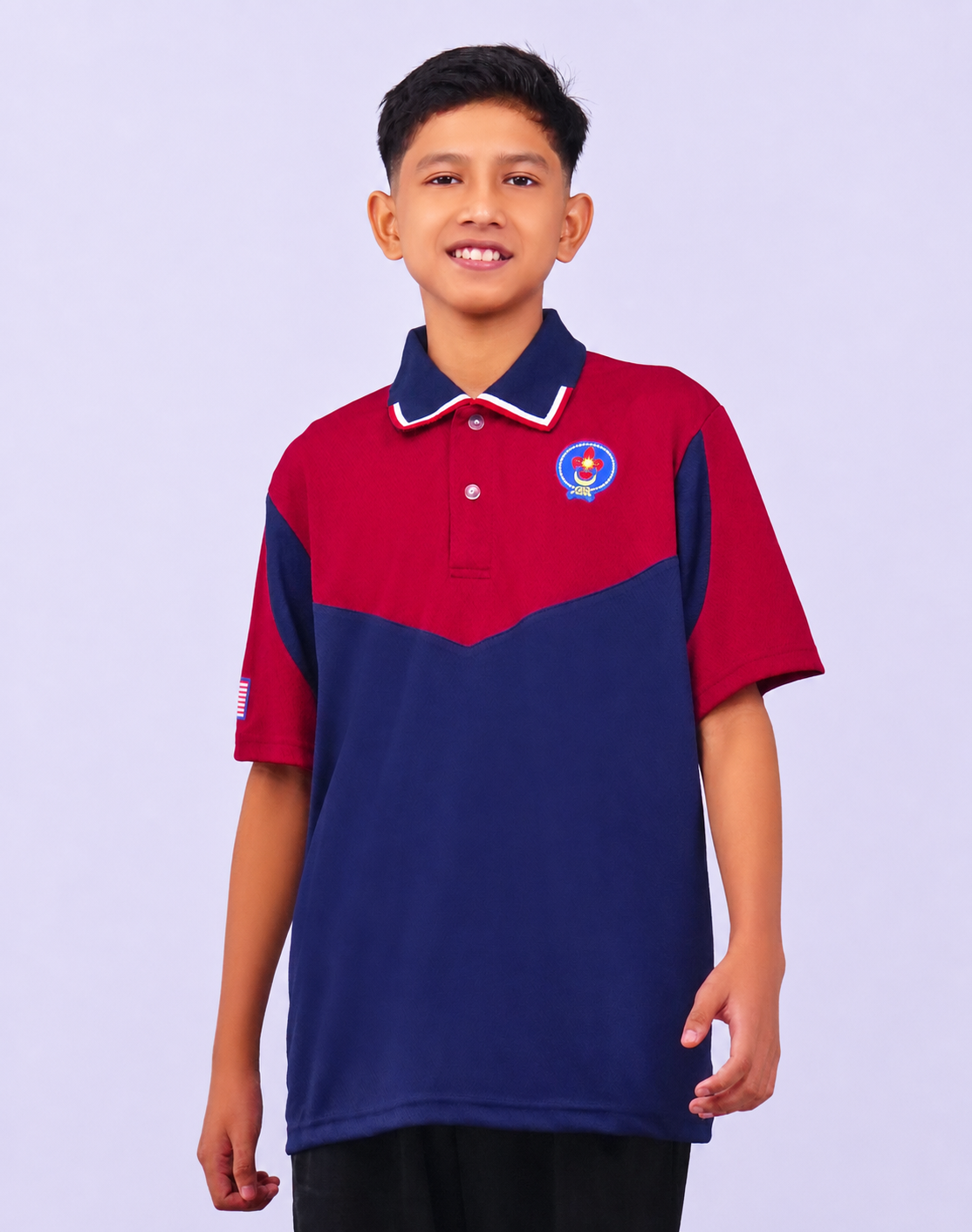 Baju-T Pengakap Remaja Lengan Pendek / Panjang