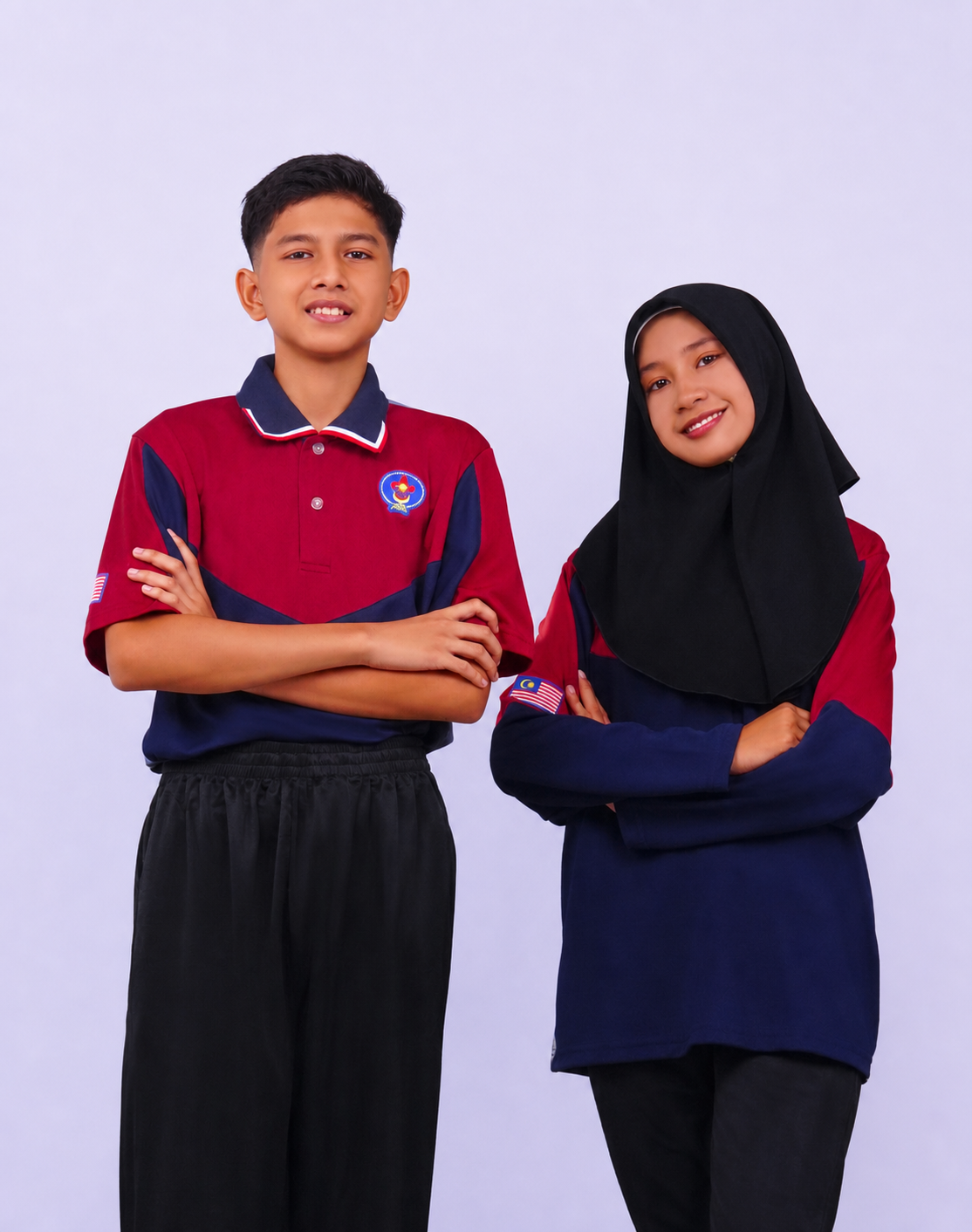 Baju-T Pengakap Remaja Lengan Pendek / Panjang