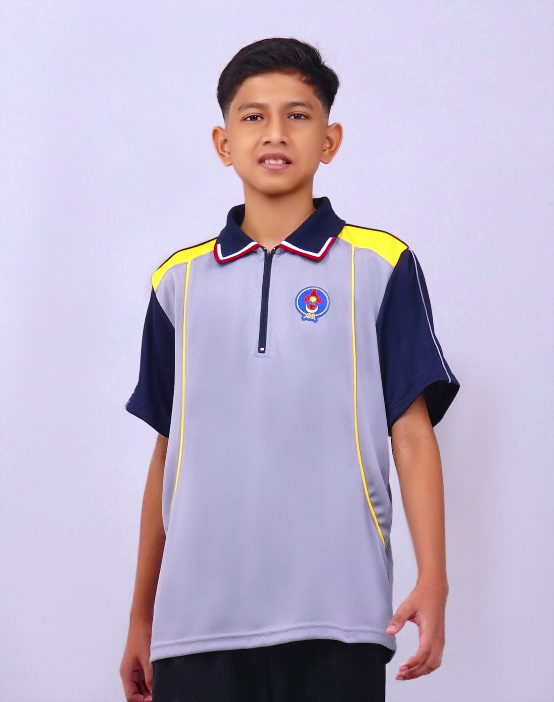 Baju-T Pengakap Pemimpin Lengan Pendek / Panjang