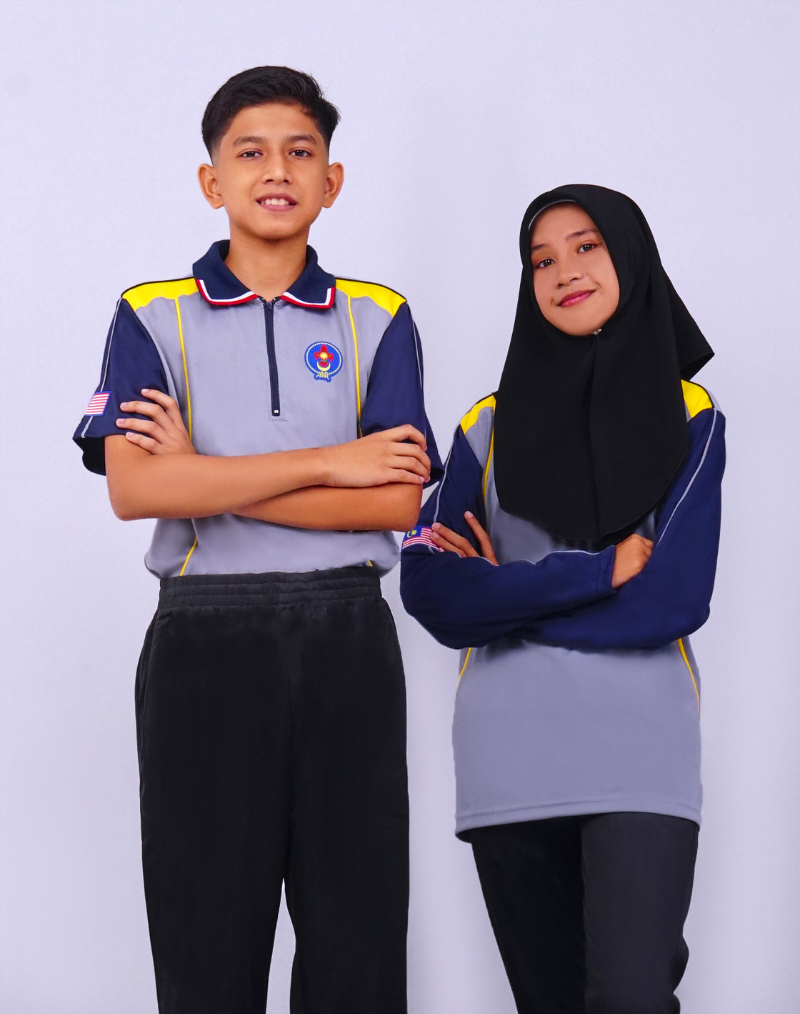 Baju-T Pengakap Pemimpin Lengan Pendek / Panjang