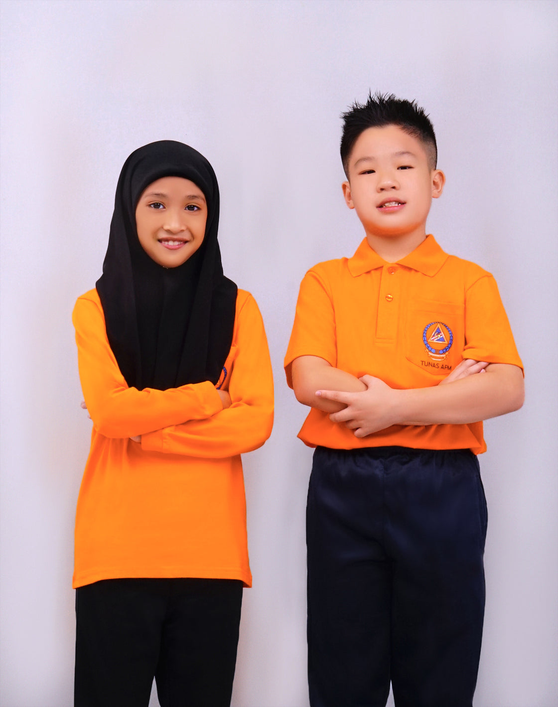 Baju-T Tunas Kadet Angkatan Pertahanan Awam Lengan Pendek / Panjang
