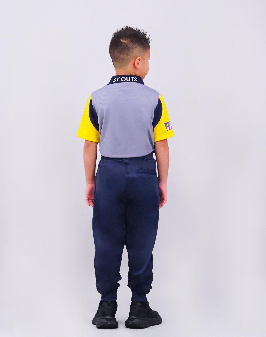 Seluar Trek Sekolah Hitam / Biru Gelap