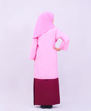 Canggih – Baju Sekolah Lengan Panjang(Berkolar bulat) – Merah Jambu CP009-LPK image 3