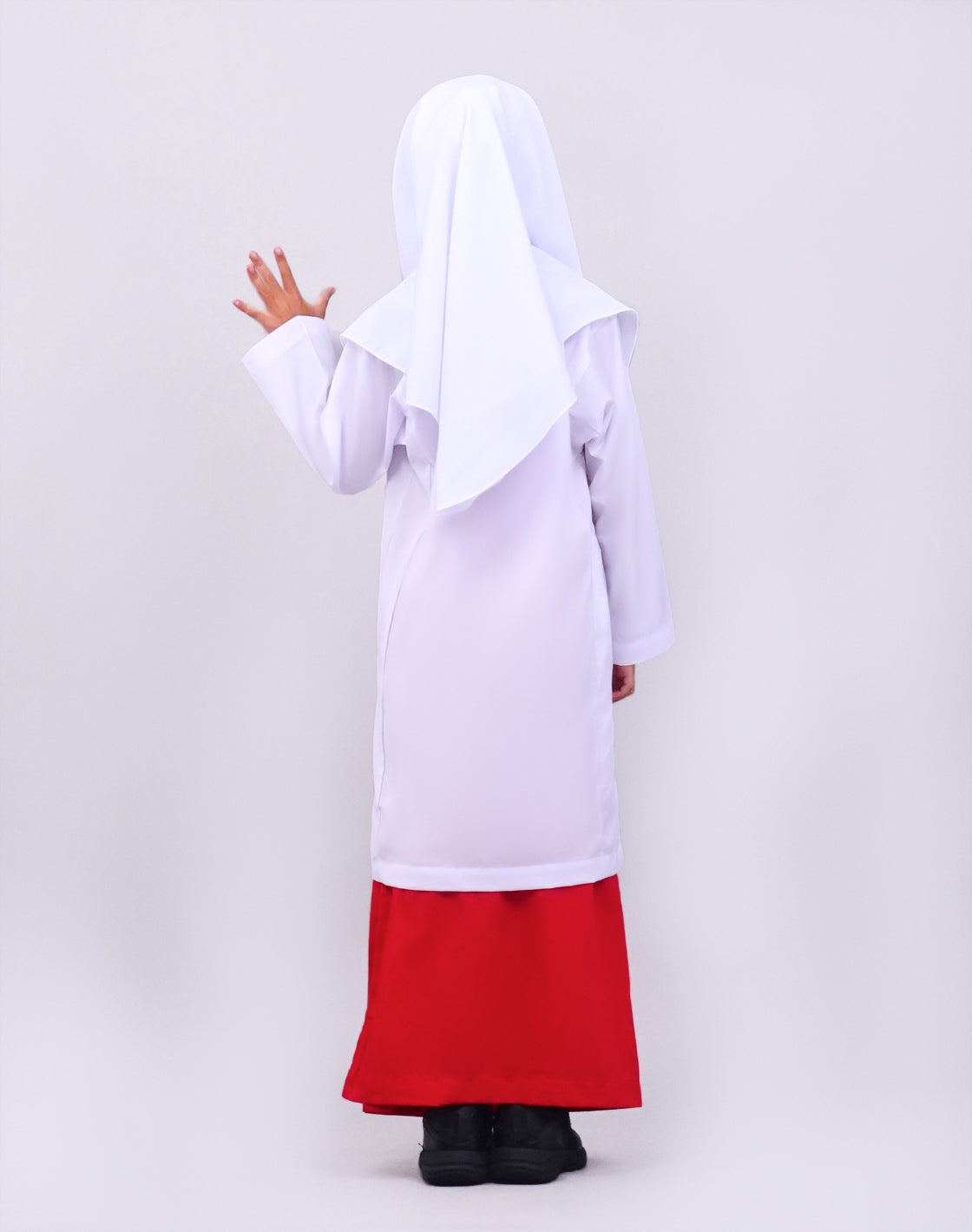 Canggih – Kain Kurung Pengawas Sekolah Agama – Merah CP016-LR image 3