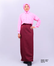 Canggih – Kain Pengawas Sekolah – Merah Gelap CP028-MRN image 2
