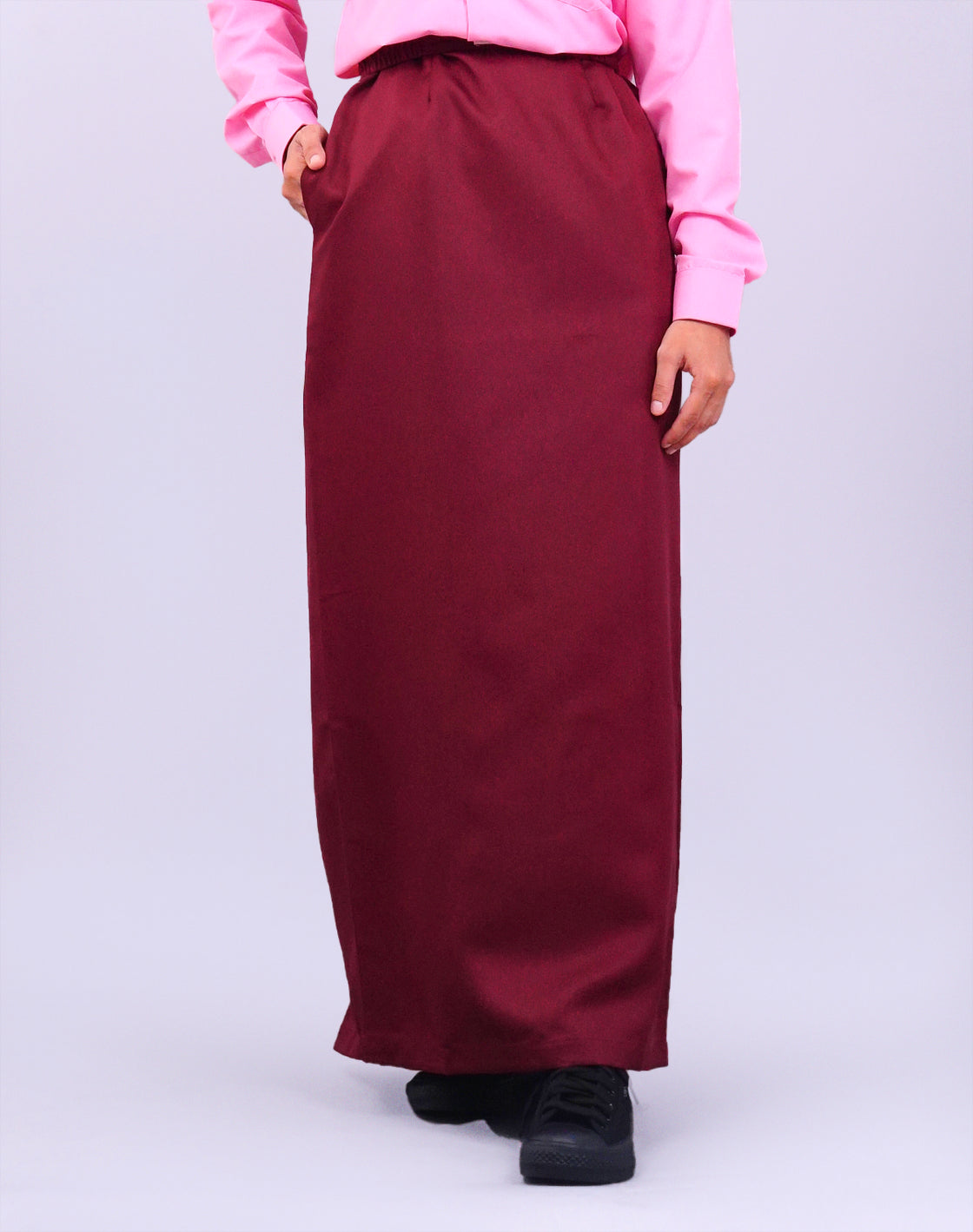 Canggih – Kain Pengawas Sekolah – Merah Gelap CP028-MRN image 0